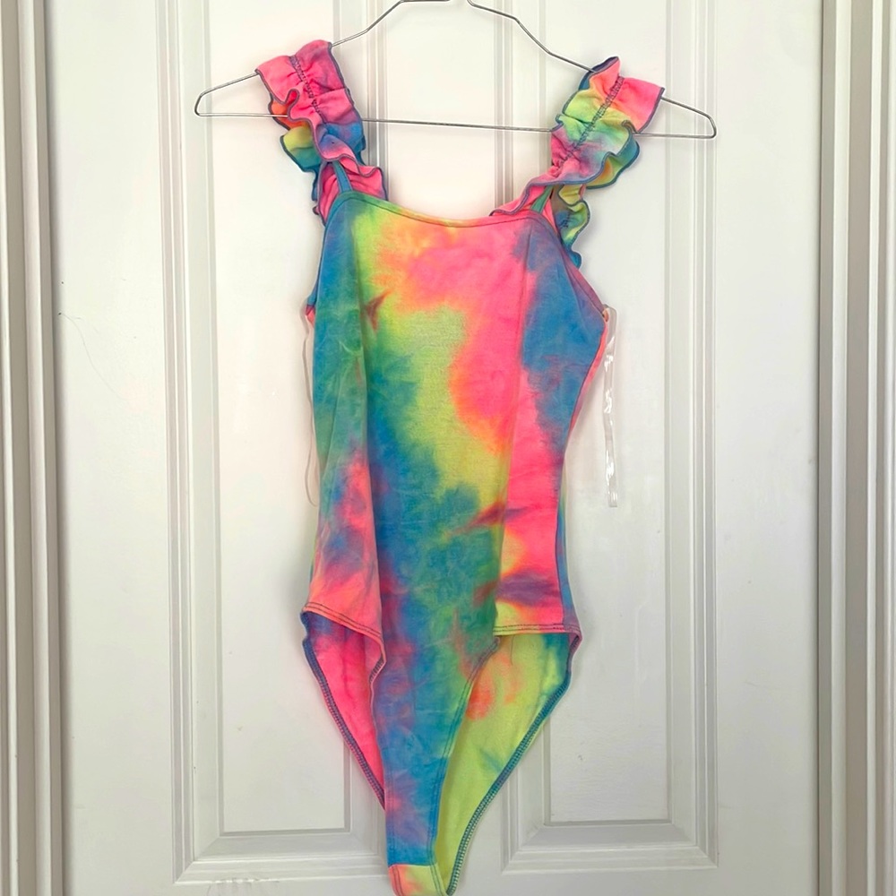 3/$10 Tie dye tank bodysuit